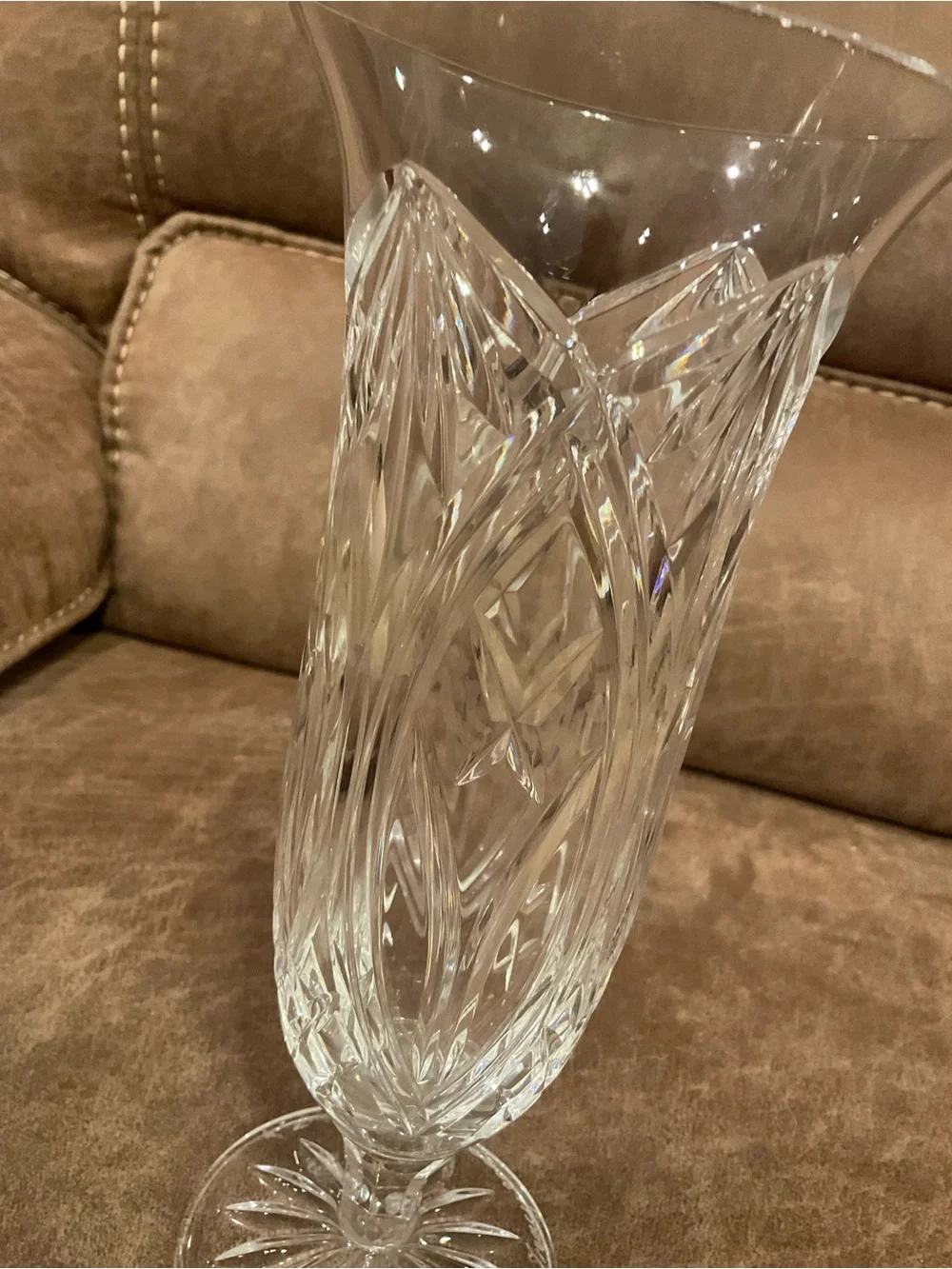 Waterford Crystal Ashbury Vase Signed by Gerard Treacy